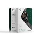 Green Lion G-Master Stainless Steel Smart Watch | Waterproof | Long Lasting Battery | Bluetooth Call | Voice Assistant | Calls & Social Notification | Health Monitoring | 2 Years Warranty | GNGMSWSSBK/SL