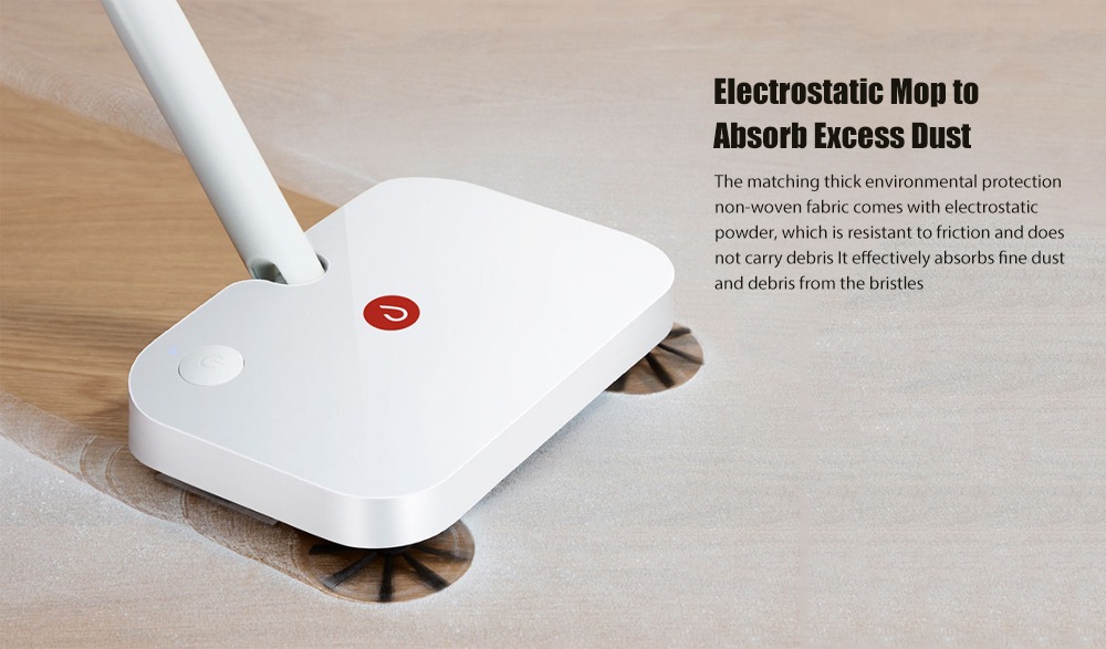 Youpin Yijie Wireless Handheld Sweeper Ye-01 Intelligent Sweeping Machine Floor Cleaner with 30pcs Replacement Non-woven Fabric
