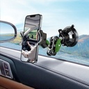 Green Lion Ultimate Phone Holder With Suction Cup Mount | Universal Compatibility | Secure & Stable | Flexible Design | Easy to Use | Unique Design | Quality Material | GNULSCUPHDBK |