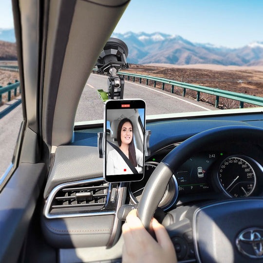 Green Lion Ultimate Phone Holder With Suction Cup Mount | Universal Compatibility | Secure & Stable | Flexible Design | Easy to Use | Unique Design | Quality Material | GNULSCUPHDBK |
