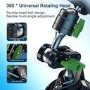 Green Lion Ultimate Phone Holder With Suction Cup Mount | Universal Compatibility | Secure & Stable | Flexible Design | Easy to Use | Unique Design | Quality Material | GNULSCUPHDBK |