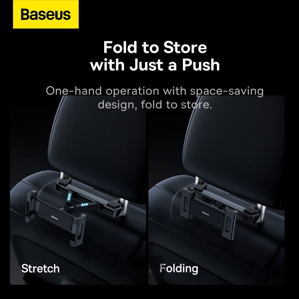 Baseus Joyride Pro Series Car Backseat Mount | Stable & Folding Design | Adjustable View Angle | Compatible With Phones & Tablets | BS-CZ009 |