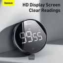 Baseus Digital Rotation Countdown Timer | HD Digital Display | Rotate To Set Timing | 3 Level Volume | Hidden Bracket | Magnetic Back Design | FMDS000013 |
