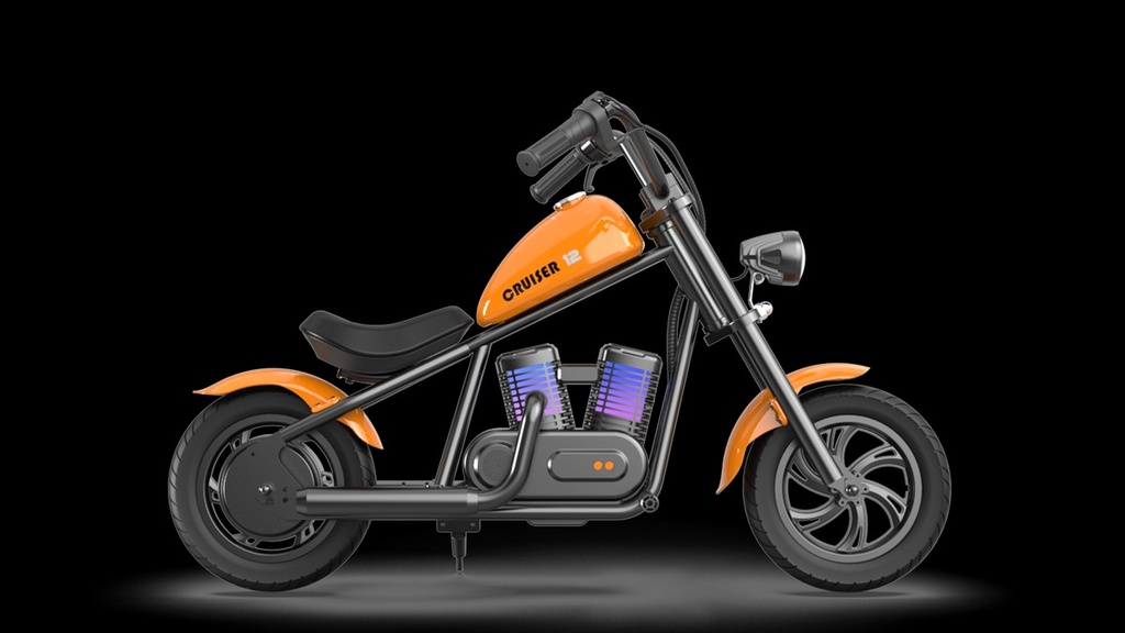 Hyper GoGo Cruiser 12 Plus Electric Bike For Children | 3 Adjustable Speeds | Powerful & Safe Motor | Large Capacity Battery | Smoke Effect | LED Light | Bluetooth Speaker | EL-MB03P |