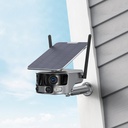 7MD Camera Binocular 4G/WiFi CCTV Camera | 4K Quality Resolution | Dual Lens With 180° Viewing Angle | Night Vision | SD Card Supported | Intelligent Human Tracking | App Control | Waterproof | (7MDY6G / 7MDY6-Wifi)