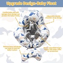 Inflatable Baby Swimming Float | Removeable Sun Canopy | Quality Material | Safety Belt | Air Pump Included |