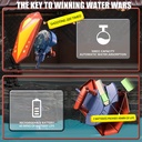 Electric Water Gun & Shield | Massive Shooting Range | Large Battery Capacity | 500ml Water Tank | Easy To Fill |