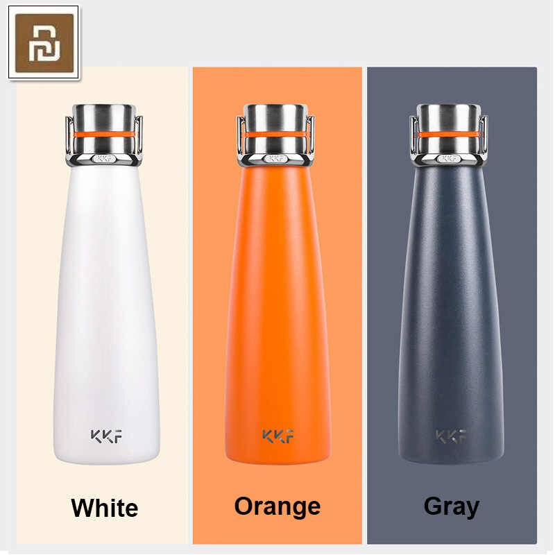 Xiaomi KKF Kiss Kiss Fish Smart Vacuum Bottle Super insulation OLED Temperature Screen & Smart Sensor IPX5 475ml |S-U47WS-E|