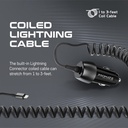 Promate 33W Quick Charging Car Charger with Lightning Connector Cable | Universal Compatibility | USB-C PD Charging Port | Heat Resistant | Sleek & Compact | 2 Years Warranty | PowerDrive-33PDI |