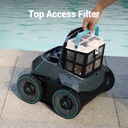 Aiper Seagull Pro Cordless Robotic Pool Cleaner | 3 Cleaning Modes | Long-Lasting Battery | Powerful Suction | Wide Area Coverage | Quick Charging |