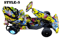 Four-Wheeled Electric Drift Scooter For Kids | LED Lights | Bluetooth Speaker | Handbrake | 3 Speeds | K9 |