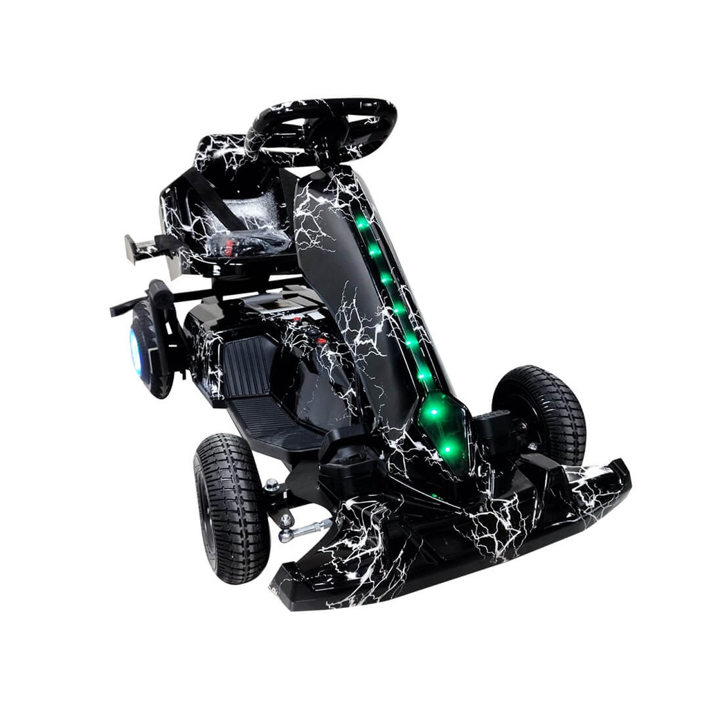 Four-Wheeled Electric Drift Scooter For Kids | LED Lights | Bluetooth Speaker | Handbrake | 3 Speeds | K9 |