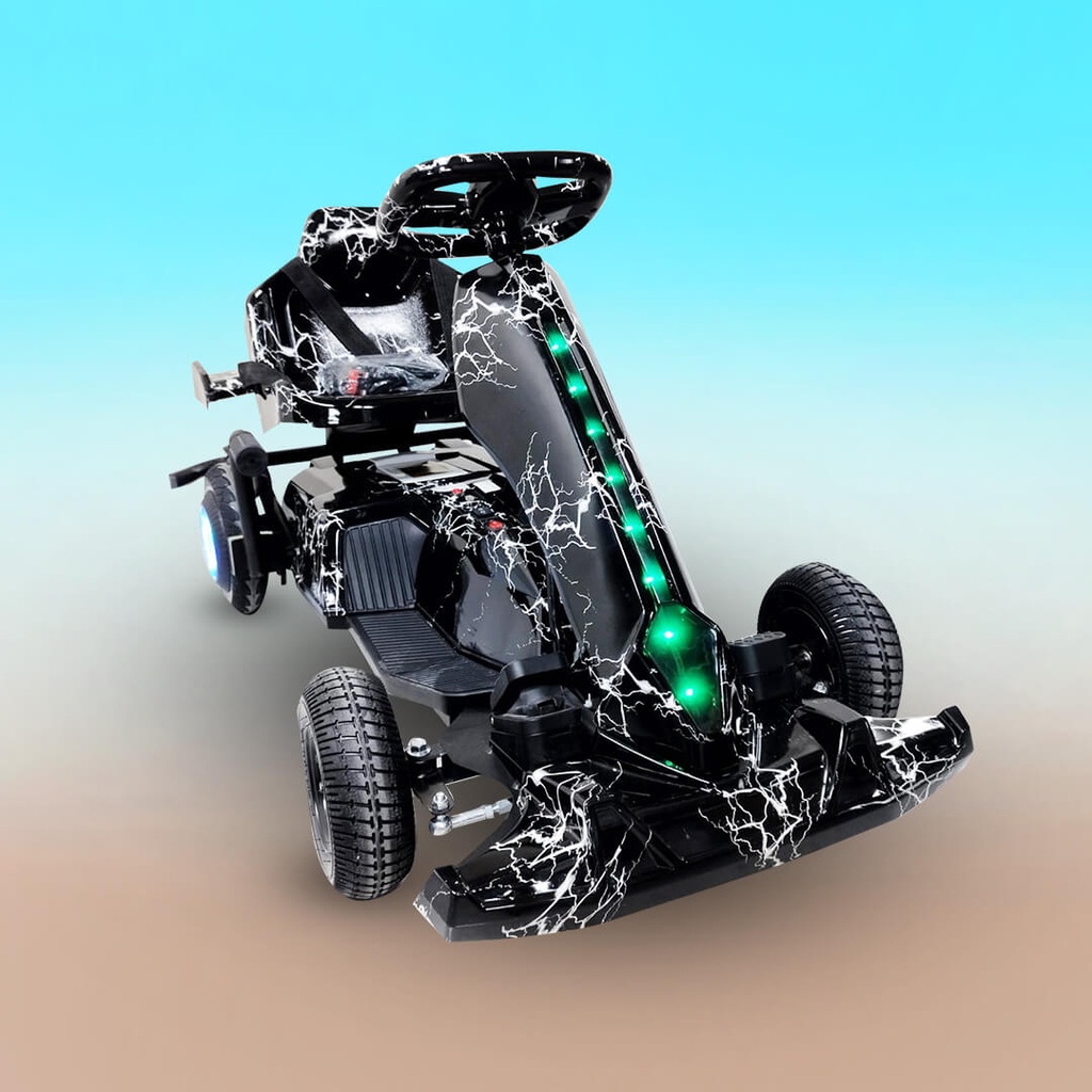 Four-Wheeled Electric Drift Scooter For Kids | LED Lights | Bluetooth Speaker | Handbrake | 3 Speeds | K9 |