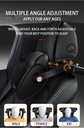 Car Headrest Pillow | High Quality Leather & Foam | Adjustable & Comfortable | Easy To Install | CHP07 |