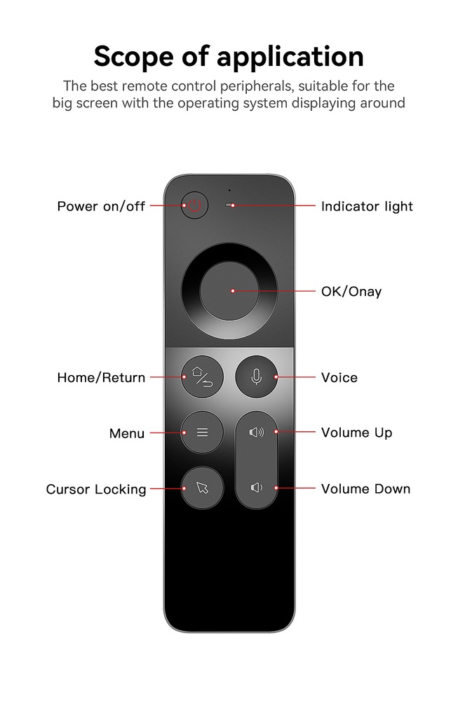 W3 2.4G Wireless Air Mouse | Smart Voice Remote Control | Ultra-Thin Design | Mini Keyboard | Compatible With Smart TV / Tablet / TV Box / PC / Projectors |