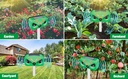Outdoor Ultrasonic Solar Animal Repeller | Solar & Type-C Charging | Waterproof | 4 Adjustable Levels | 2 LED Flash Lamp | Voice Alarm | Variable Ultrasound Frequency |