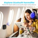 7MD Air Auto-Bluetooth Wireless Audio Adapter & Bluetooth Transmitter | Long-Lasting Battery | Portable Design | Pair With 2 Devices | AF-002J |