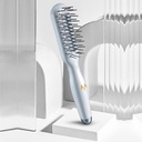 7MD Hair Brush Iron | Dual Heating Levels | 30 Mins Auto-Off | Compact & Portable Design | Easy & Safe To Use | 7MD-021 | ONLY BLACK