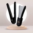 7MD Portable Mini Hair Iron | Small & Compact Design | Type-C Rechargeable & Long-Lasting Battery | Super-Quick Heating | FS-C1-BK |