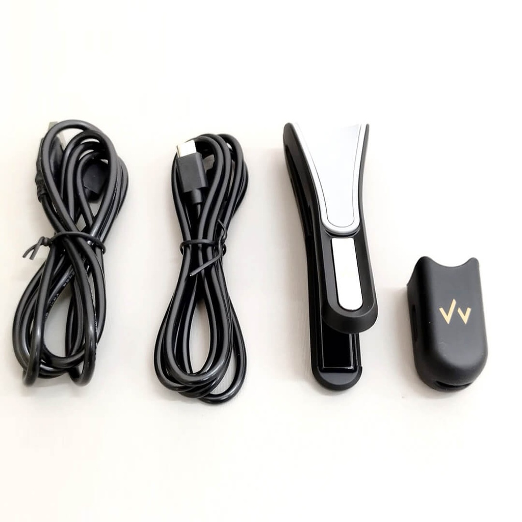 7MD Portable Mini Hair Iron | Small & Compact Design | Type-C Rechargeable & Long-Lasting Battery | Super-Quick Heating | FS-C1-BK |