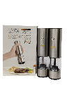 7MD Portable Electric Salt & Pepper Grinder | Type-C Charging Port | Transparent Storage Bin | Adjustable Grinding Speed | Portable & Compact Design |
