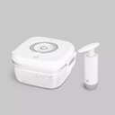 Vacuum Food Container | Premium Quality Material | Safe & Durable | Keeps Food Fresh Longer | 2 Containers + 1 Air Pump |