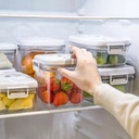 Vacuum Food Containers Set | Premium Quality Material | Safe & Durable | Keeps Food Fresh Longer | 6 Containers + 3 Air Pump |