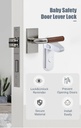 Door Lever Lock For Kids Safety | Universal Compatiblity | Easy To Install | B3207 |