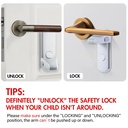 Door Lever Lock For Kids Safety | Universal Compatiblity | Easy To Install | B3207 |