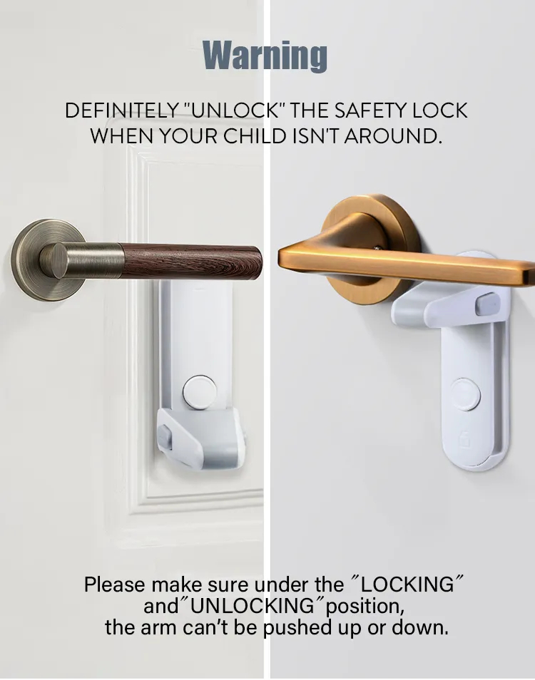 Door Lever Lock For Kids Safety | Universal Compatiblity | Easy To Install | B3207 |