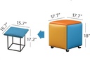 5 in 1 Multi-functional Stool Chair Set | Easy To Move & Store | Waterproof Leather |