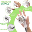 MGTU Handheld Shower Sink Hose Sprayer with Massage Brush (SL31389)