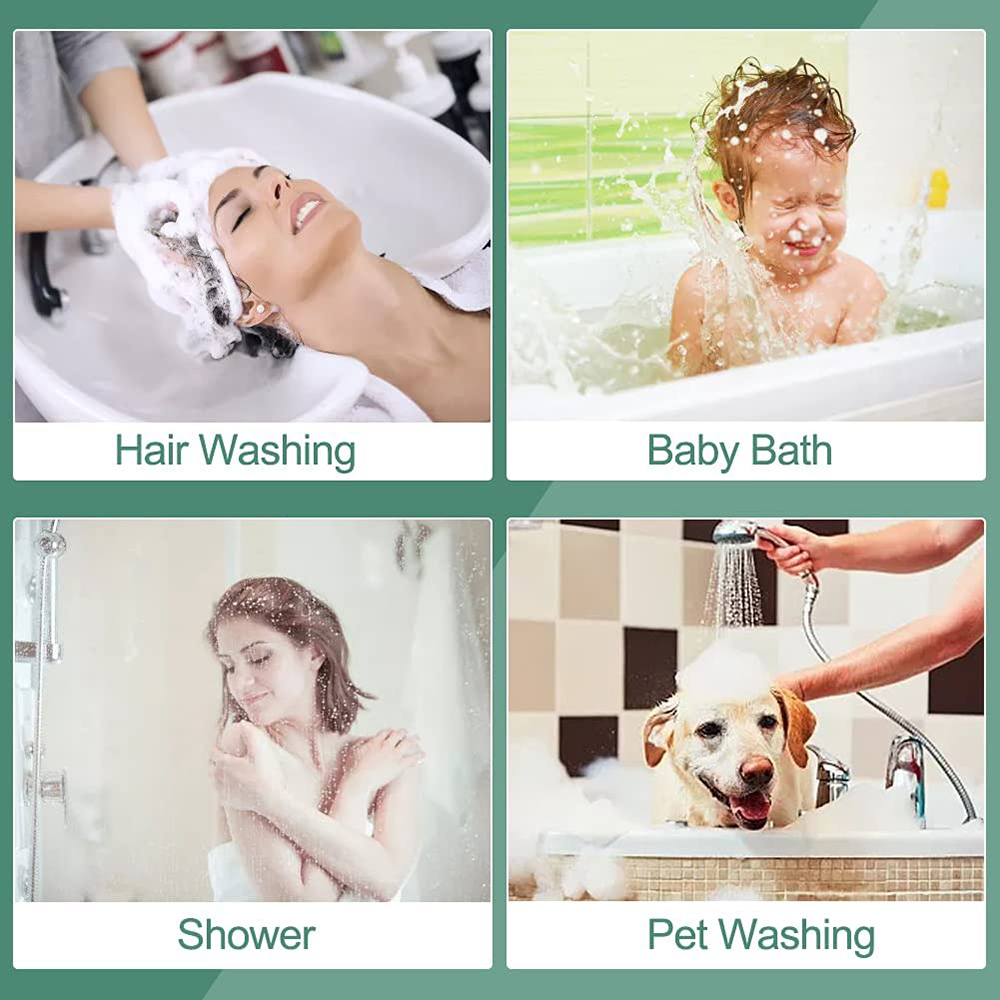 MGTU Handheld Shower Sink Hose Sprayer with Massage Brush (SL31389)