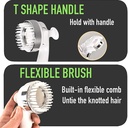 MGTU Handheld Shower Sink Hose Sprayer with Massage Brush (SL31389)