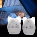 7MD Wireless Audio Baby Monitor With 2-Way Communication, Music & Night Light