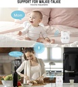 7MD Wireless Audio Baby Monitor With 2-Way Communication, Music & Night Light