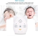 7MD Wireless Audio Baby Monitor With 2-Way Communication, Music & Night Light