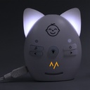 7MD Wireless Audio Baby Monitor With 2-Way Communication, Music & Night Light