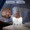 7MD Wireless Audio Baby Monitor With 2-Way Communication, Music & Night Light
