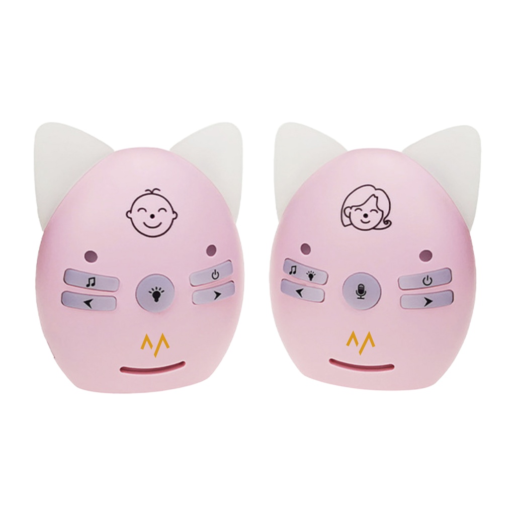 7MD Wireless Audio Baby Monitor With 2-Way Communication, Music & Night Light