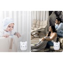 7MD Wireless Audio Baby Monitor With 2-Way Communication, Music & Night Light