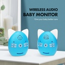 7MD Wireless Audio Baby Monitor With 2-Way Communication, Music & Night Light