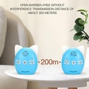 7MD Wireless Audio Baby Monitor With 2-Way Communication, Music & Night Light