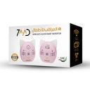 7MD Wireless Audio Baby Monitor With 2-Way Communication, Music & Night Light