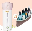 7MD 4 in 1 Travel Dispenser Bottles For Shampoo Lotion Gel Set, Leak-proof Travel Containers Bottles for Toiletries Body Wash Liquid Cream
