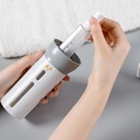 7MD 4 in 1 Travel Dispenser Bottles For Shampoo Lotion Gel Set, Leak-proof Travel Containers Bottles for Toiletries Body Wash Liquid Cream