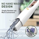 7MD Portable Mini Mop Self Squeeze For Small Spaces Wet Ceramic Drill Floor Cleaning Hand Free Squeeze Mop With 2 Sponges
