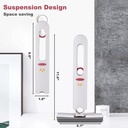 7MD Portable Mini Mop Self Squeeze For Small Spaces Wet Ceramic Drill Floor Cleaning Hand Free Squeeze Mop With 2 Sponges