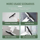 7MD Portable Mini Mop Self Squeeze For Small Spaces Wet Ceramic Drill Floor Cleaning Hand Free Squeeze Mop With 2 Sponges