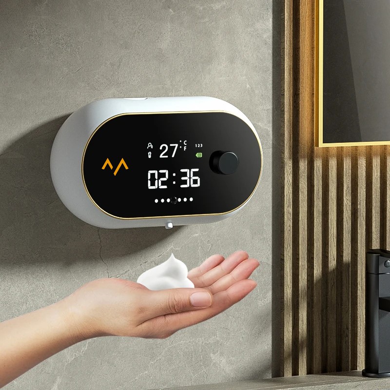 7MD Touchless Wall-Mounted Smart Soap Dispenser With 500mL Capacity & Rechargeable Battery